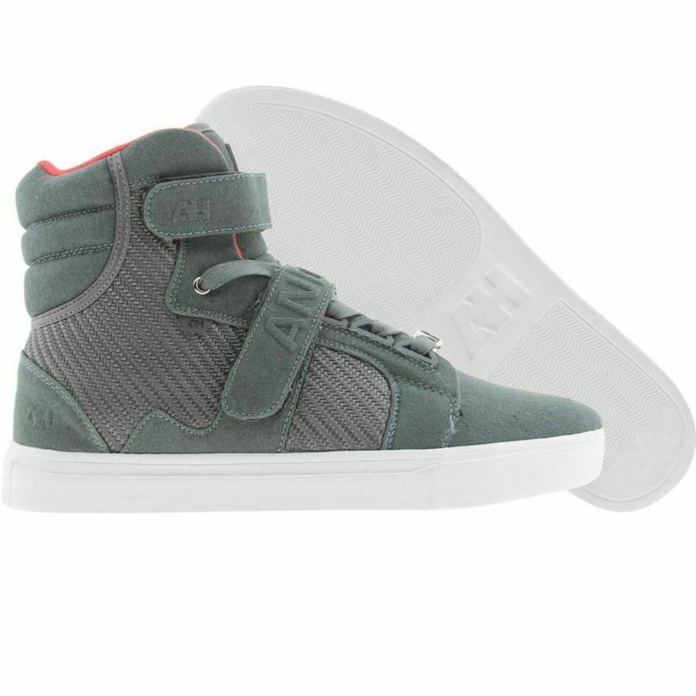 Android Homme Mens Propulsion Grey Denim Shoes AHB11010
